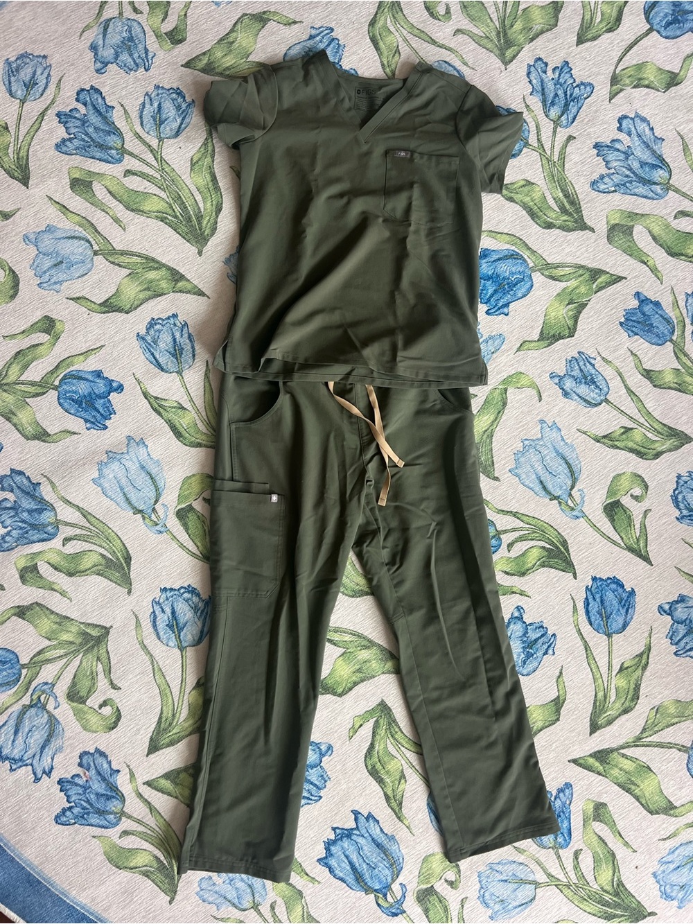 Figs Moss Scrub Set